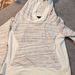 Creme Hurley wide neck sweatshirt